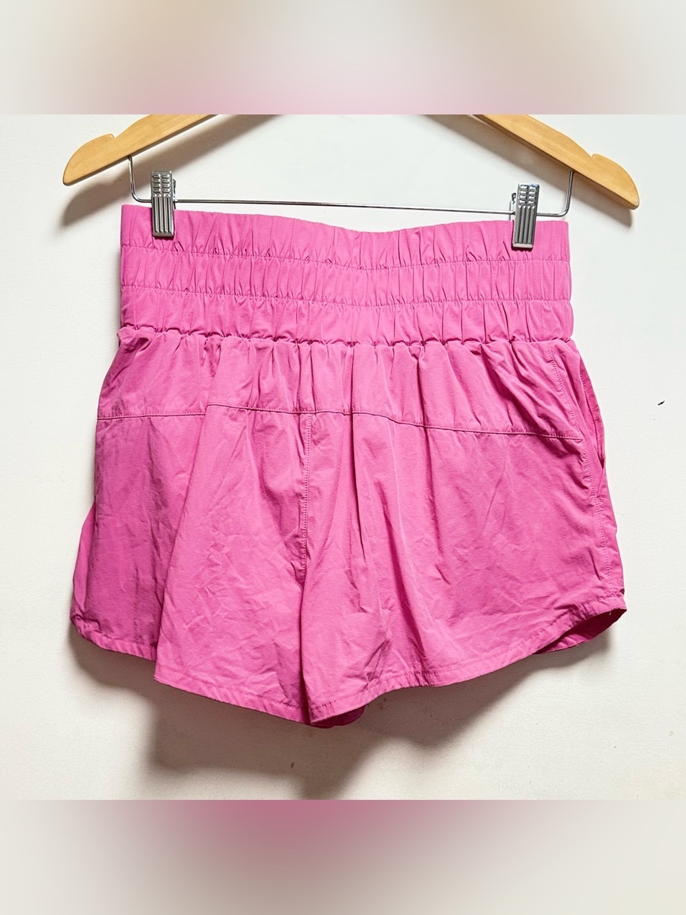 JoyLab Bright Pink High-Waist Athletic Shorts - Picture 3 of 7